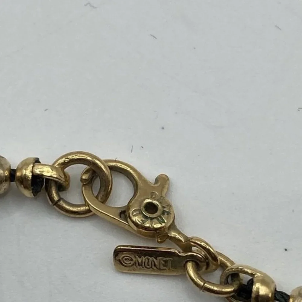 Monet Black Gold‎ Tone Beads 18